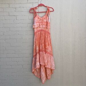 SOLD‼️ NWT Rumer Dress Tularosa; Coral Pink Tie Dye; Size: XS